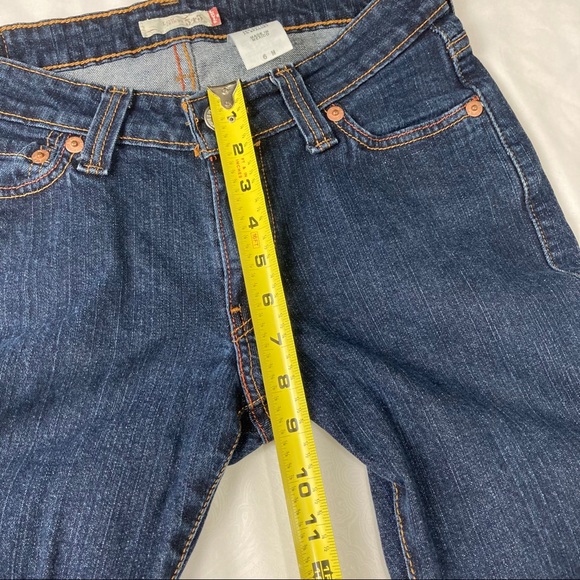 Levi’s 545 Blue Denim “Low & Skinny” Sz 6 - Picture 7 of 10